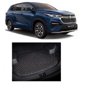 7D Car Trunk/Boot/Dicky PU Leatherette Mat for Invicto  - Black